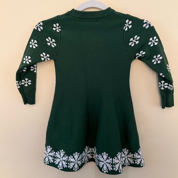 Beautiful Unicorn Holiday Sweater Dress Excellent Condition size 4/5 - Picture 3 of 5